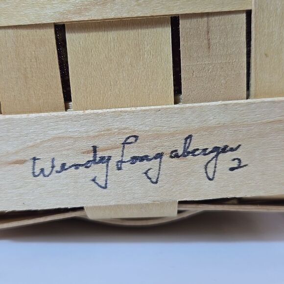 2007 Longaberger Basket Boyds Bear Country Basket Feast Signed Wendy Longaberger - Picture 12 of 16